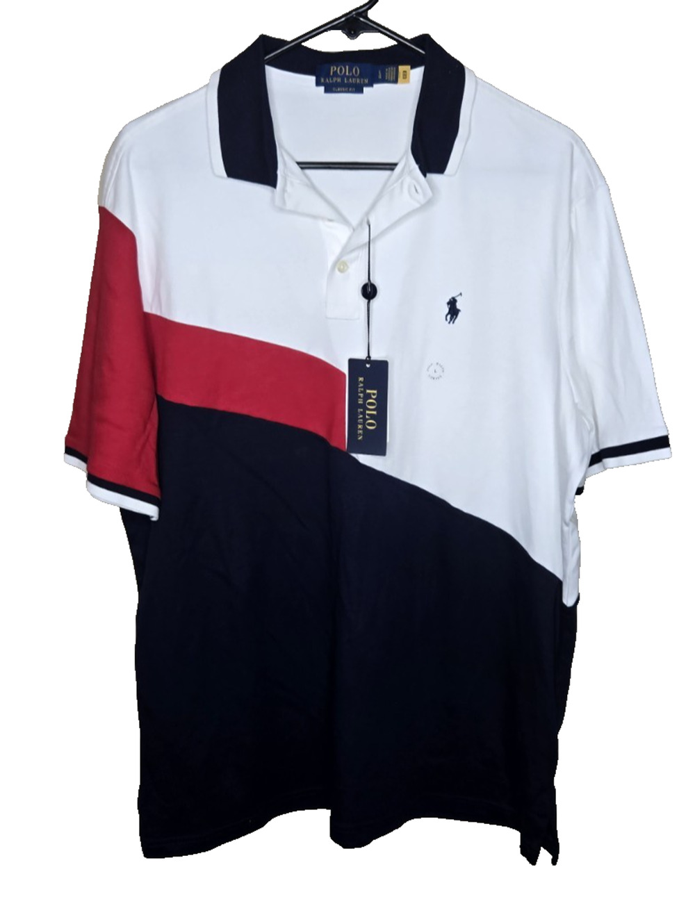 Polo Ralph Lauren Classic Fit Short Sleeve Soft Cotton Polo Shirt Sz L